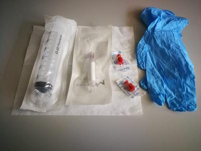 Vorbereitung zur Probennahme mit einem Sterivex™ Filter