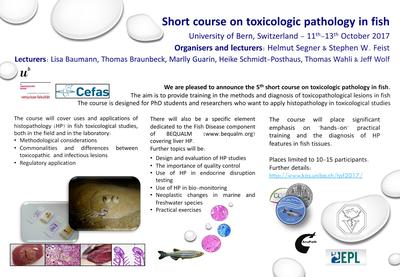Short course on toxicologic pathology in fish 2017
